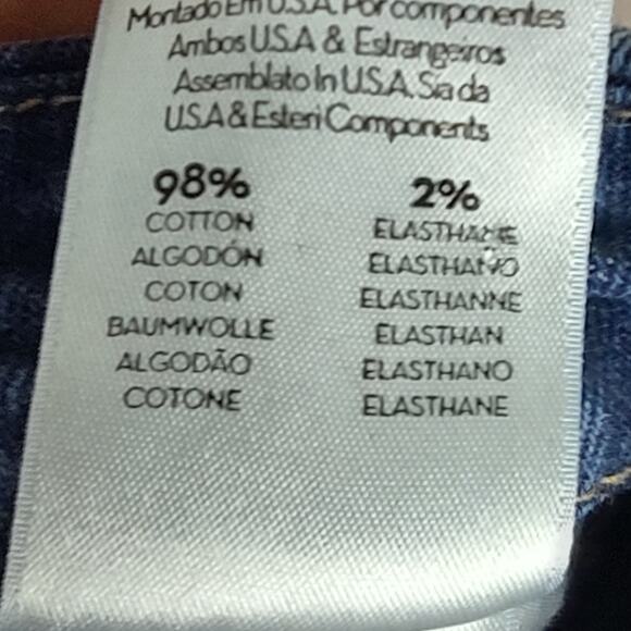 MOTHER The High Waisted Looker Crop Skinny Leg Jeans in Hot Rod Size 24 - Picture 16 of 16